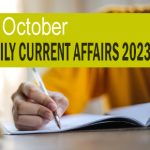 7 October 2023 Current Affairs in Hindi
